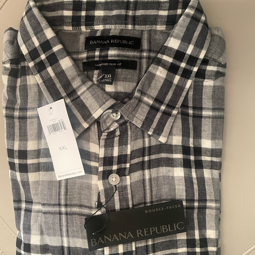 Cheered Blue Mix (dark and light) button down.slim fit